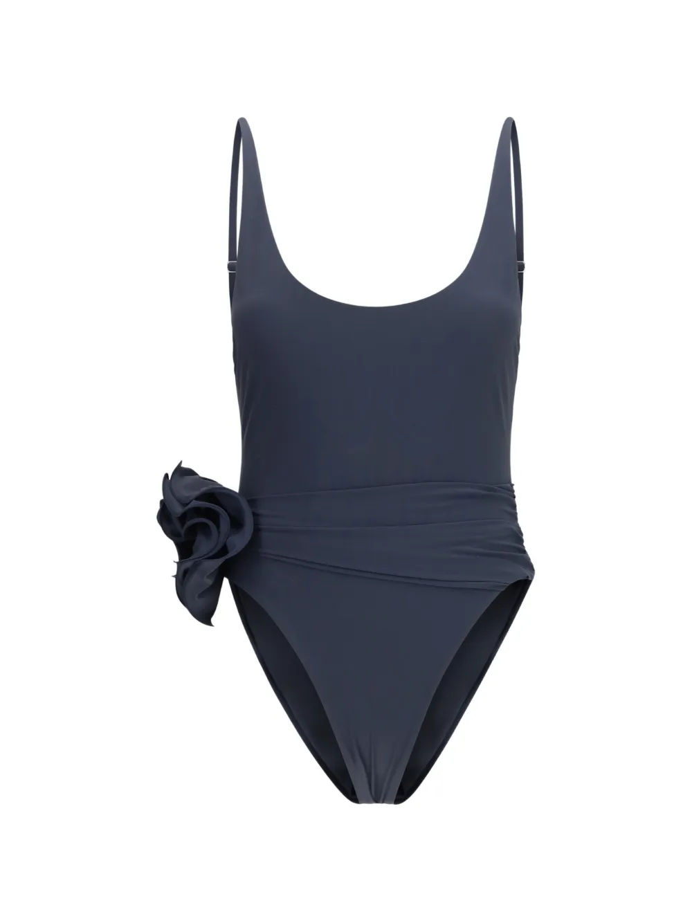 Magda Butrym flower-motif swimsuit - Blu