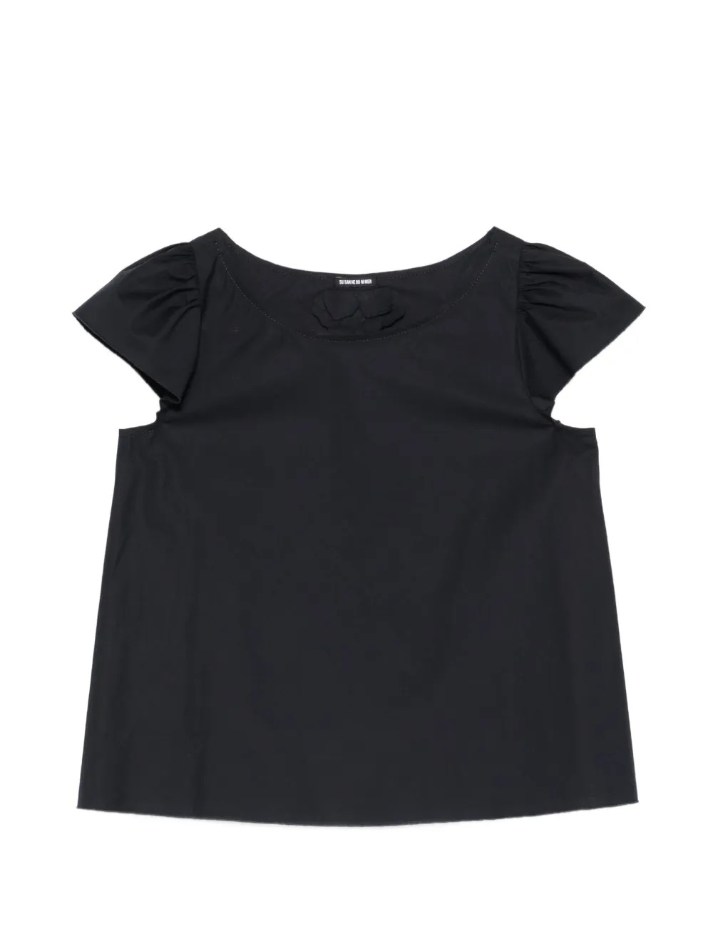 SUSANNE BOMMER puff-sleeve blouse - Blu