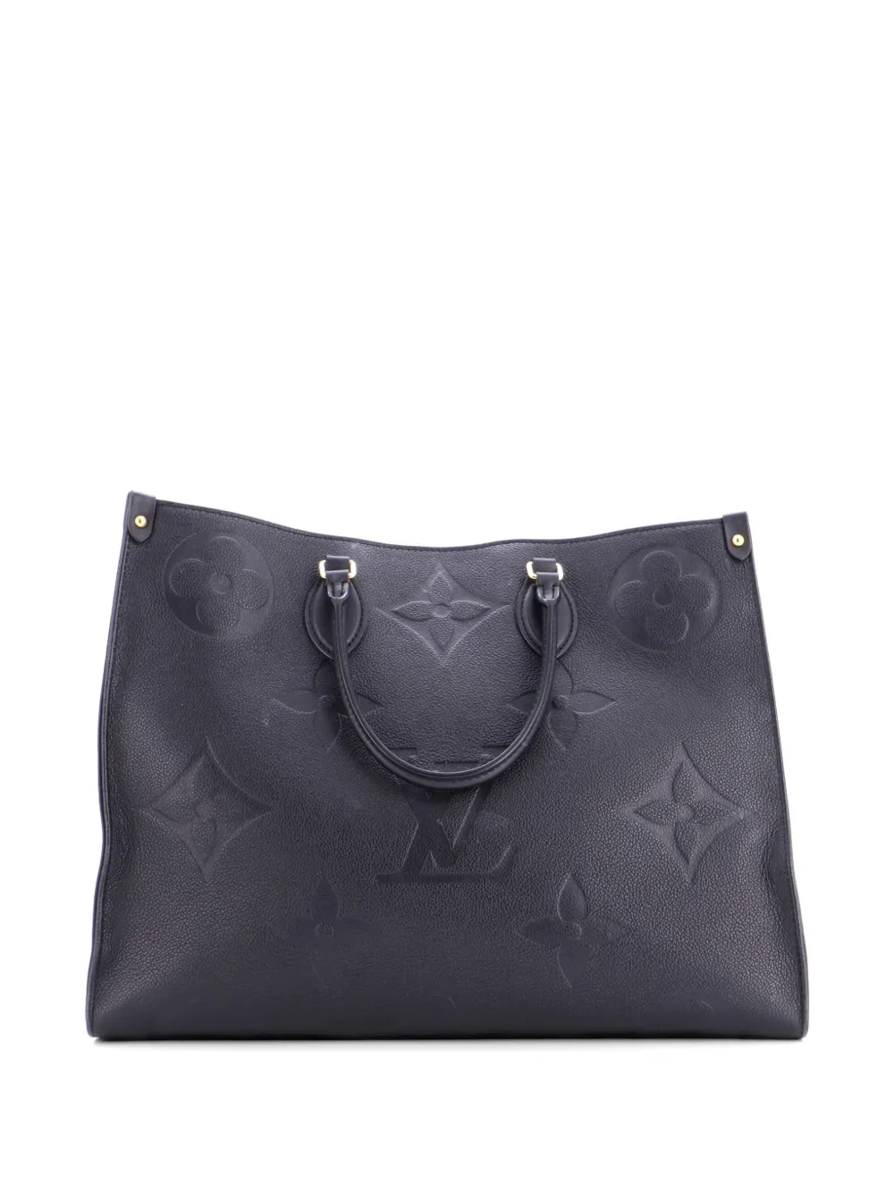 Louis Vuitton Pre-owned Onthego Monogram Empreinte Giant GM Tote Bag in Black, view 2