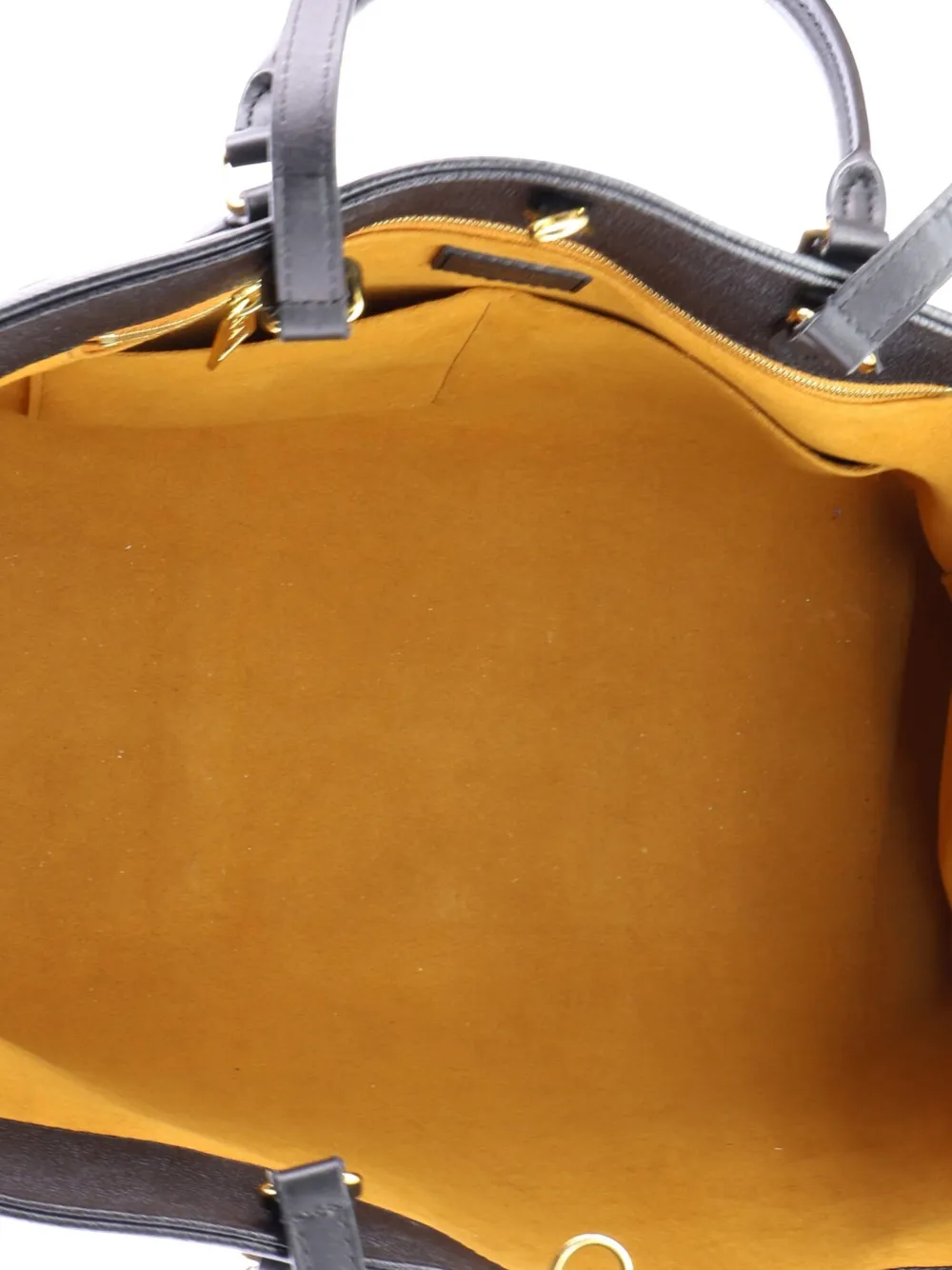 Louis Vuitton Pre-owned Onthego Monogram Empreinte Giant GM Tote Bag in Black, view 5