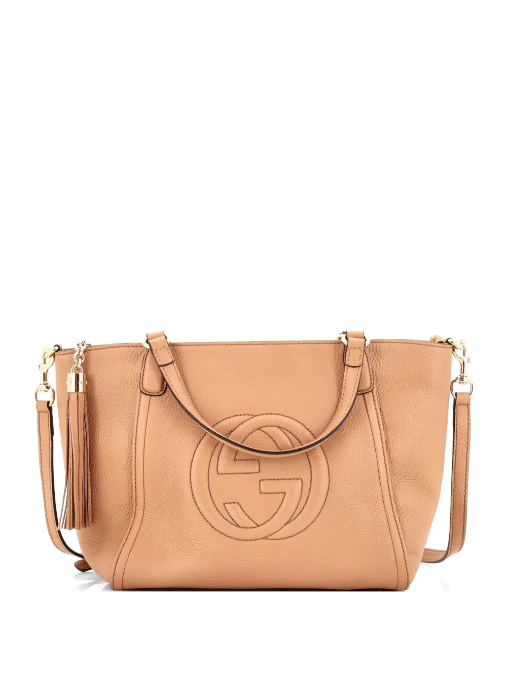 Gucci Pre-Owned Soho Convertible Top Handle Bag Leather Small satchel - Toni neutri