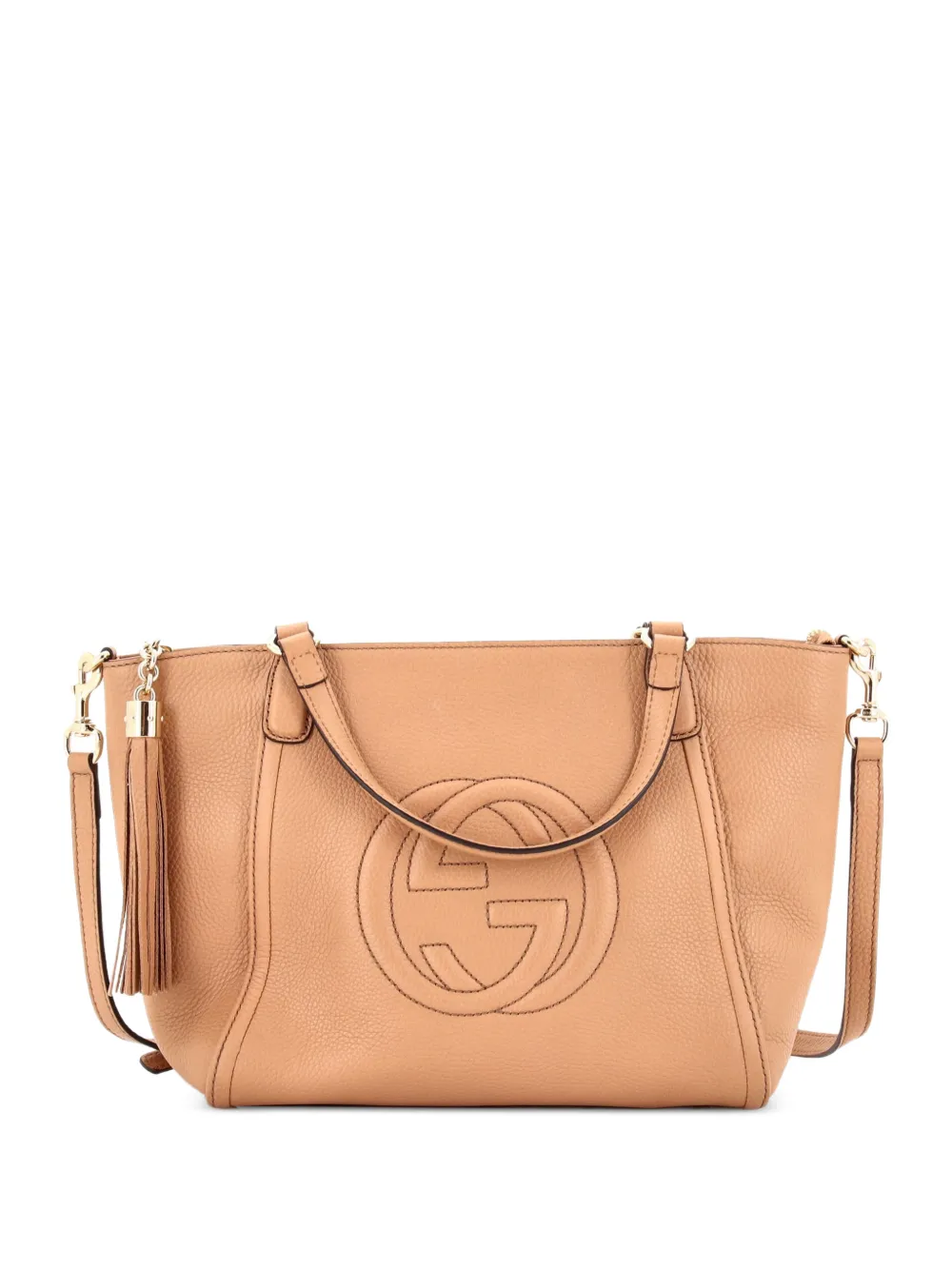 Gucci Pre-Owned Soho Convertible Top Handle Bag Leather Small satchel - Toni neutri