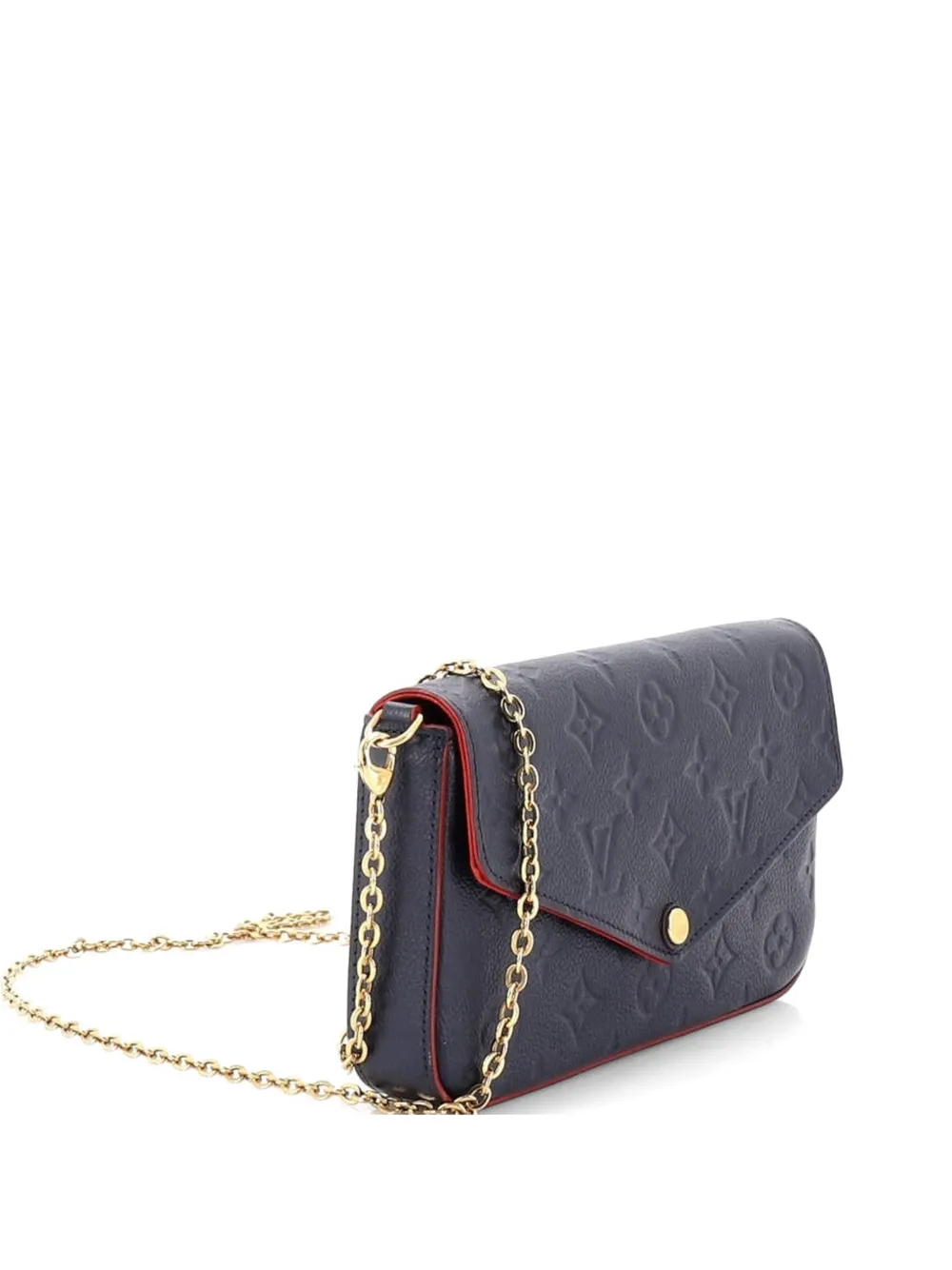 Louis Vuitton Pre-Owned Felicie Pochette Monogram Empreinte Leather crossbody bag - Blu