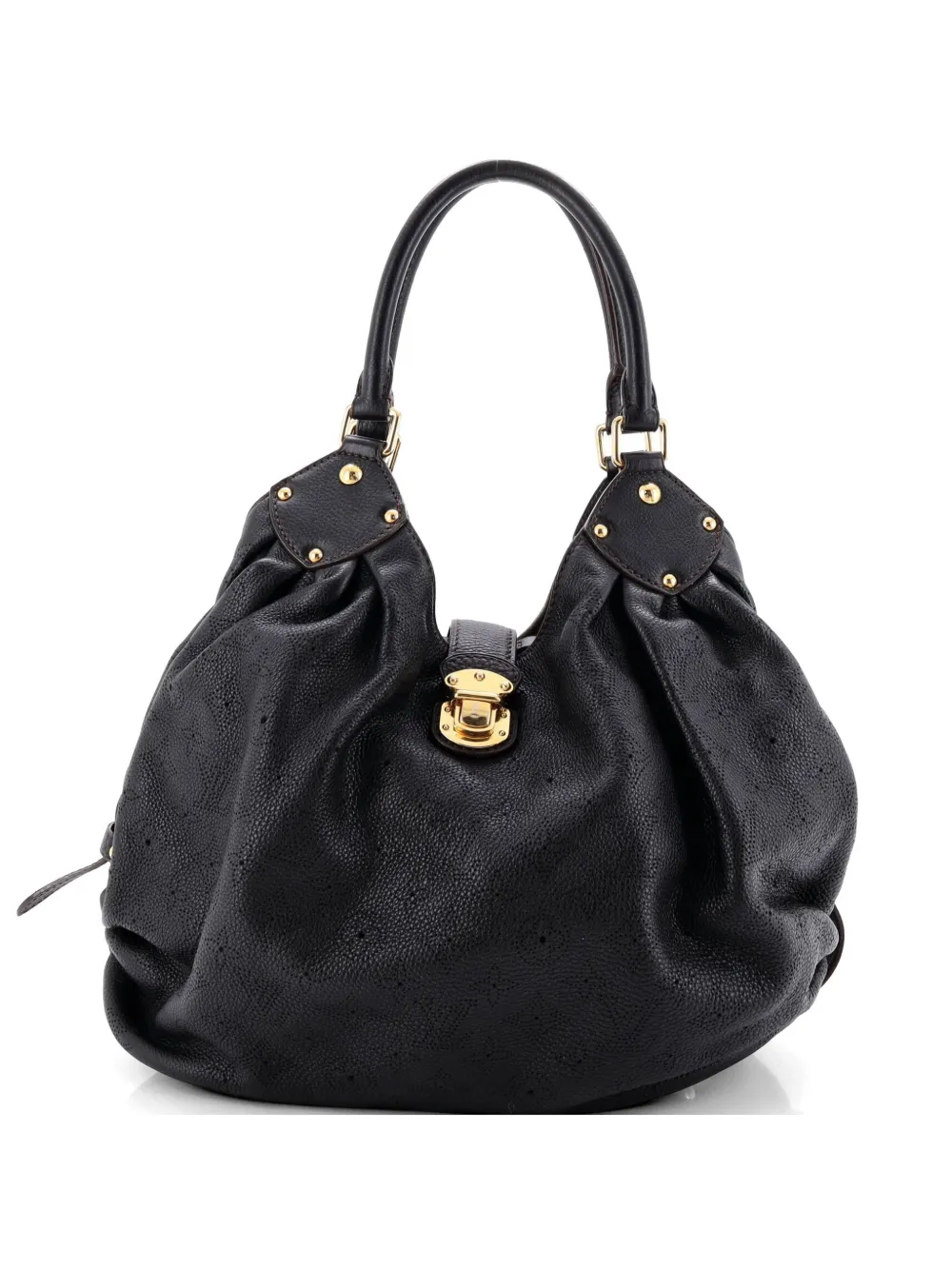 Louis Vuitton Pre-Owned L Mahina Leather hobo bag - Nero