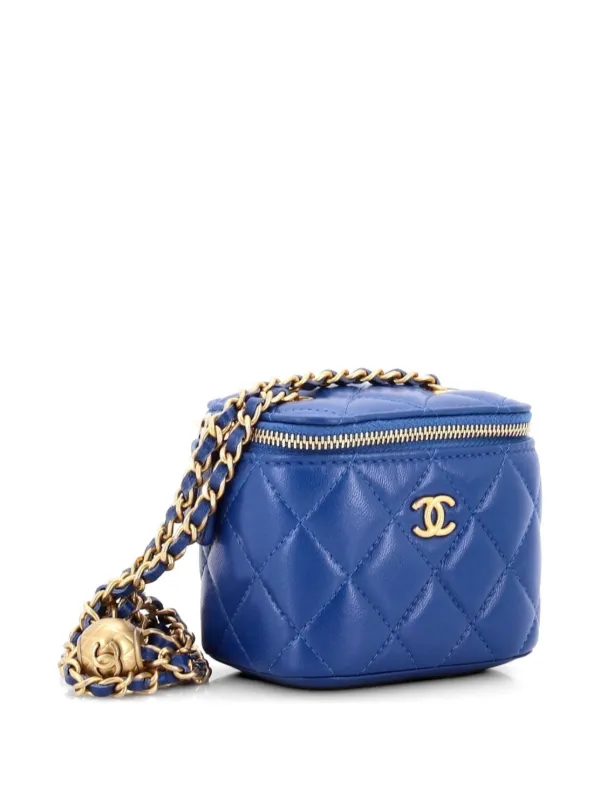 CHANEL Pre-Owned パール クラッシュ バニティケース ウィズ チェーン 