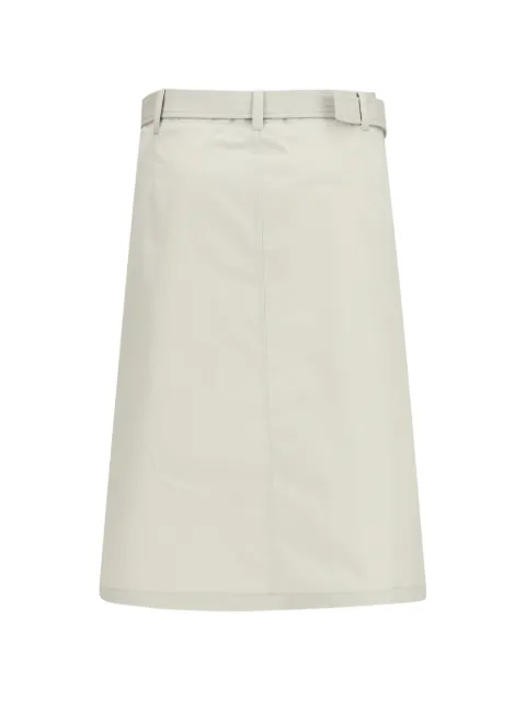 Rier cotton A-line skirt