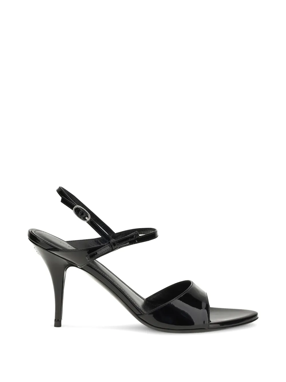 Balenciaga 90mm Avenue leather sandals Zwart