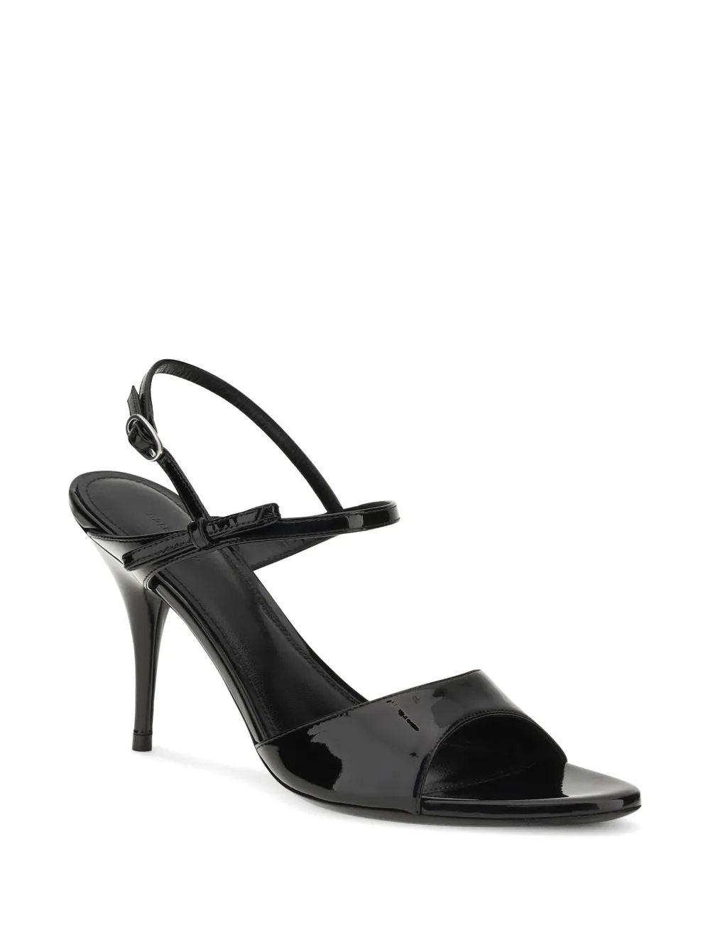 Balenciaga 90mm Avenue leather sandals Zwart
