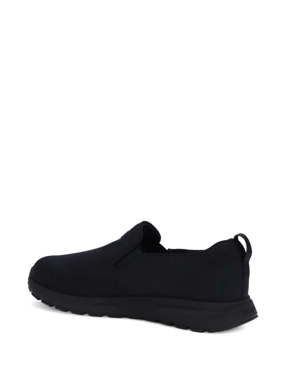 Prada jersey slip-on sneakers Blauw