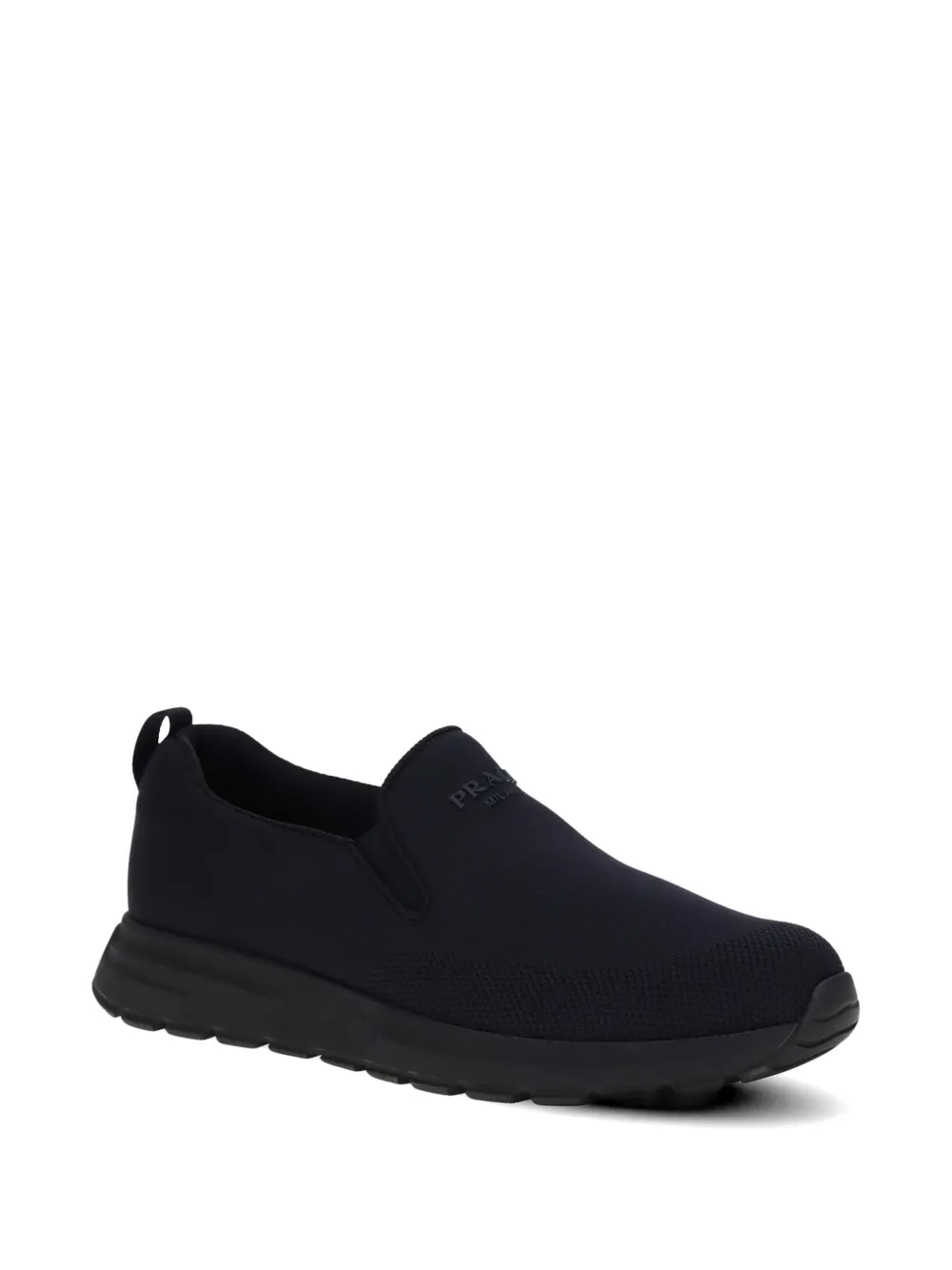 Prada jersey slip-on sneakers Blauw