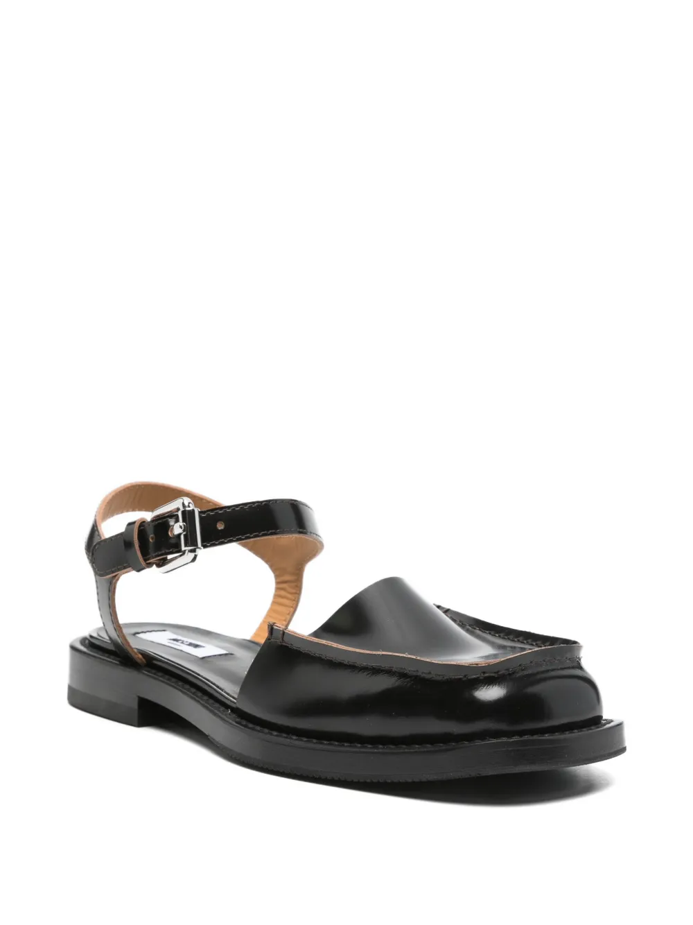 Moschino buckle-strap pumps Zwart