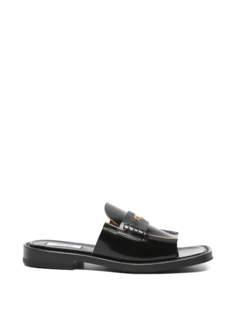 Moschino sandales à bout carré