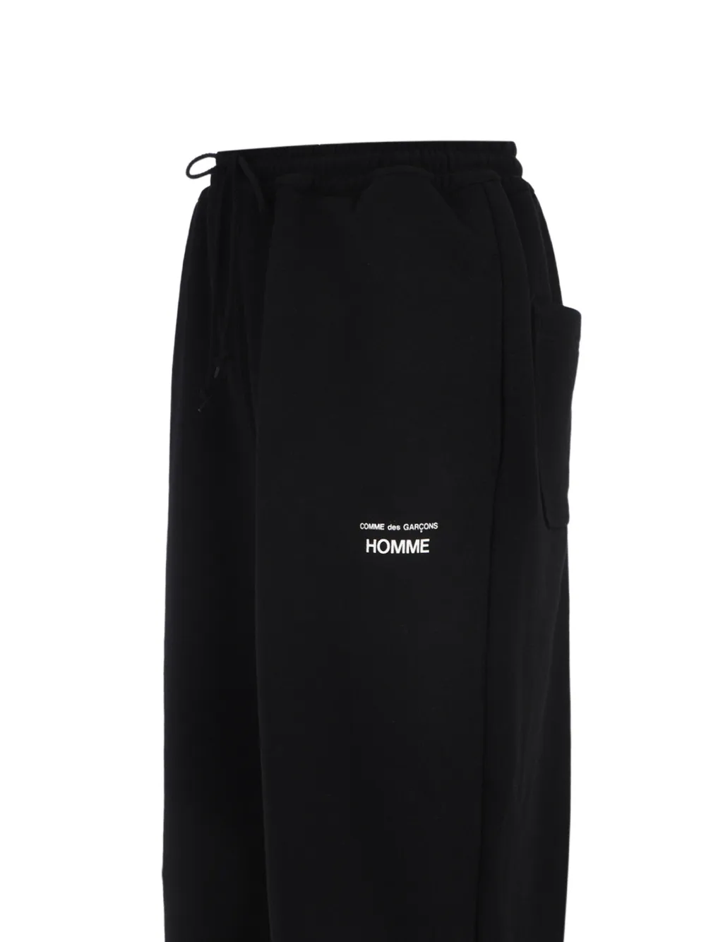Comme des Garçons Homme Broek met trekkoord Zwart