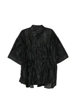 Black Comme Des Garçons プリーツ シャツ | ブラック | FARFETCH JP