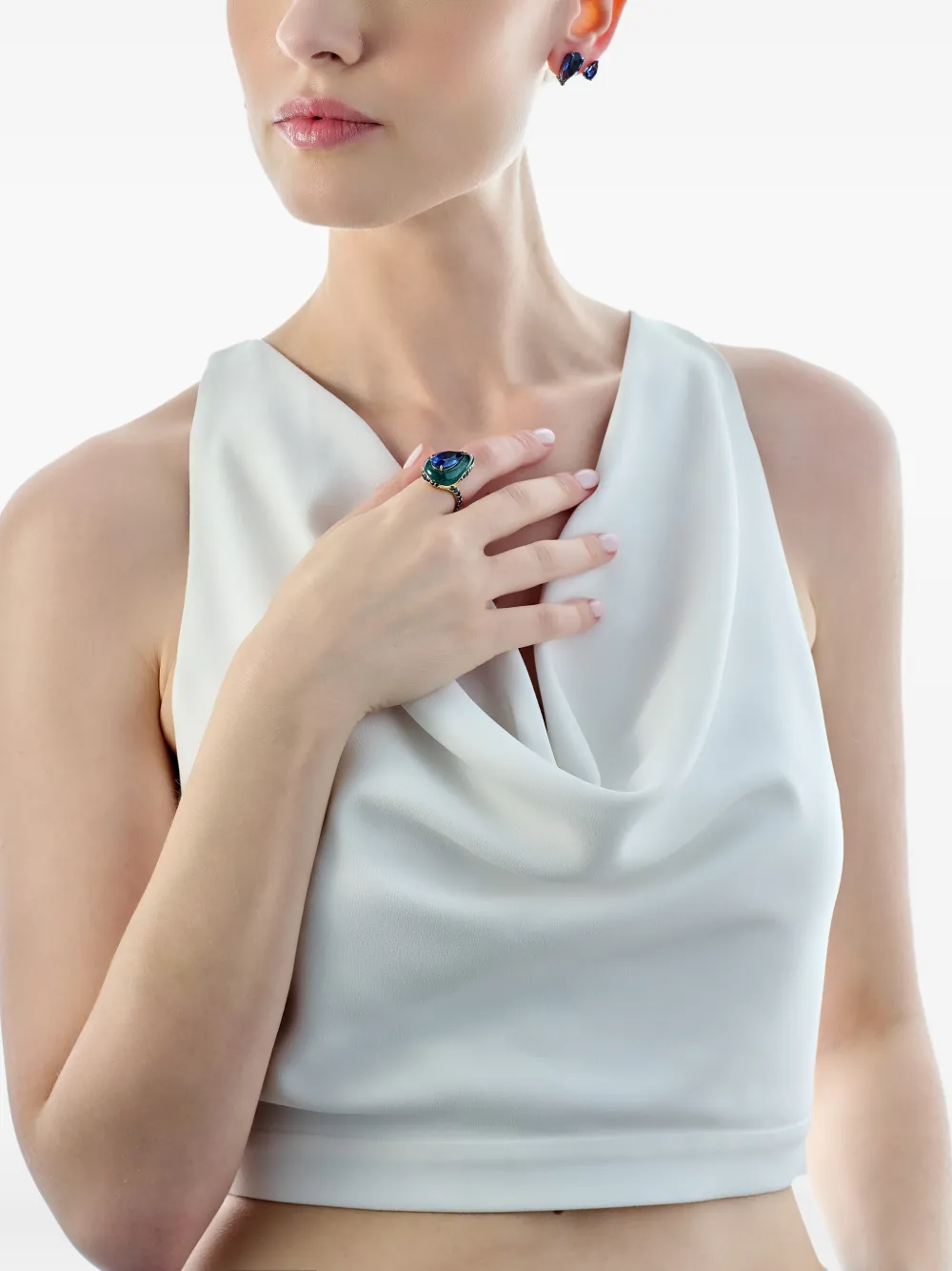 Anabela Chan Plankton Elixir Ring mit Saphir - Gold