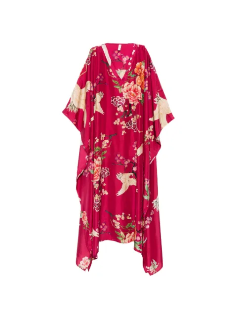 Dolci Follie floral-print maxi kaftan