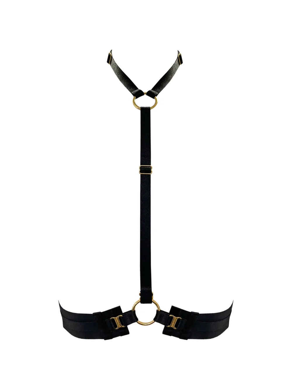 Bordelle Signature Harness Belt In Black