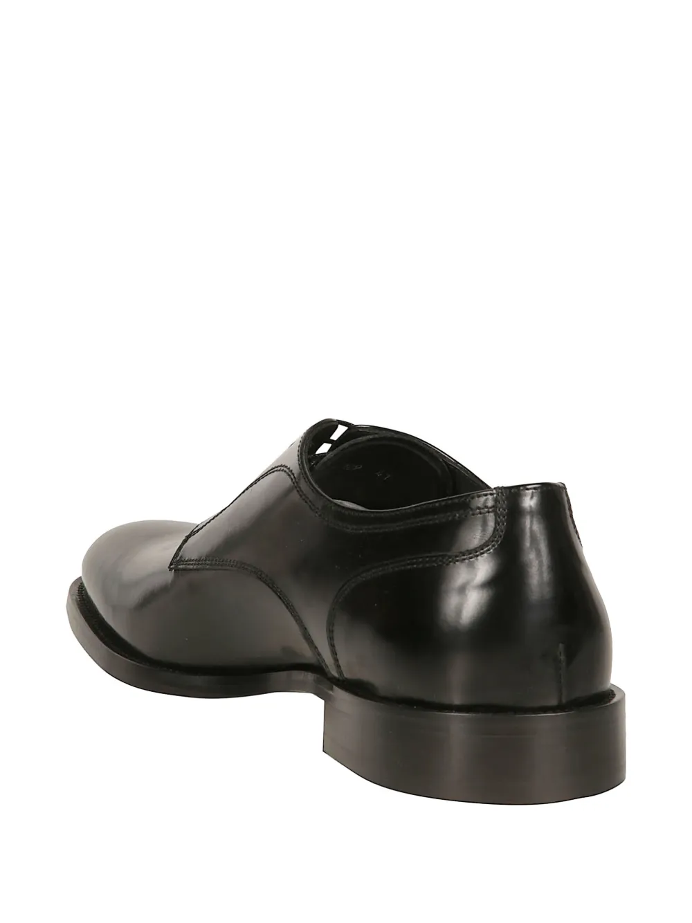 Baldinini Leren derby schoenen Zwart
