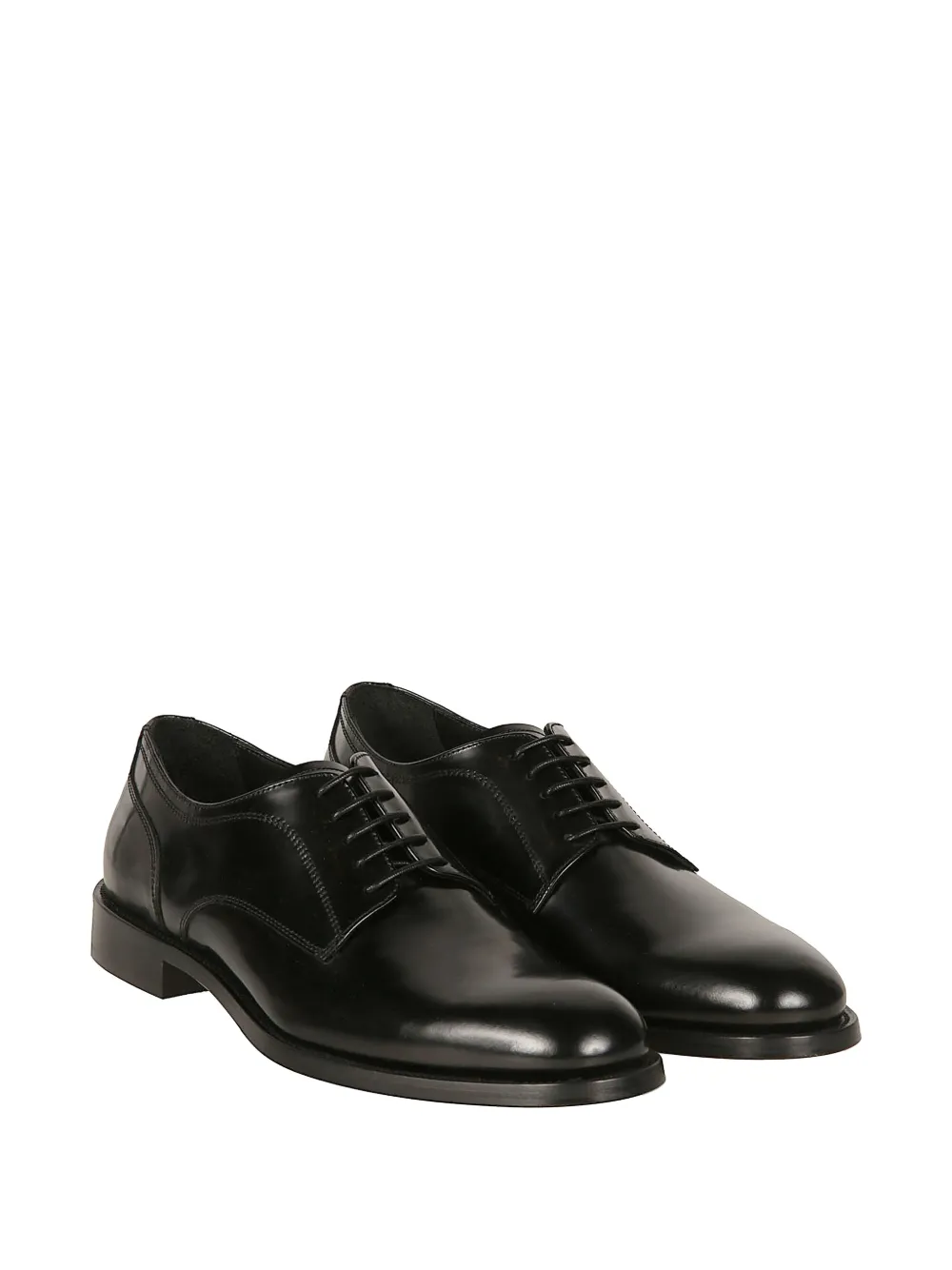 Baldinini Leren derby schoenen Zwart