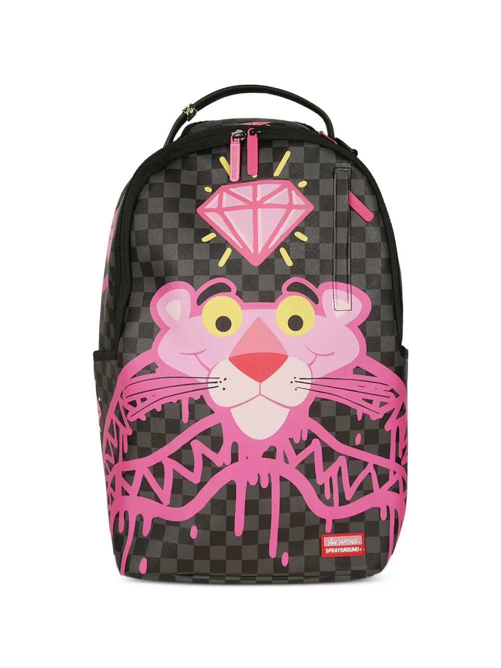 Sprayground x Pink Panther Diamond Shark backpack - Nero