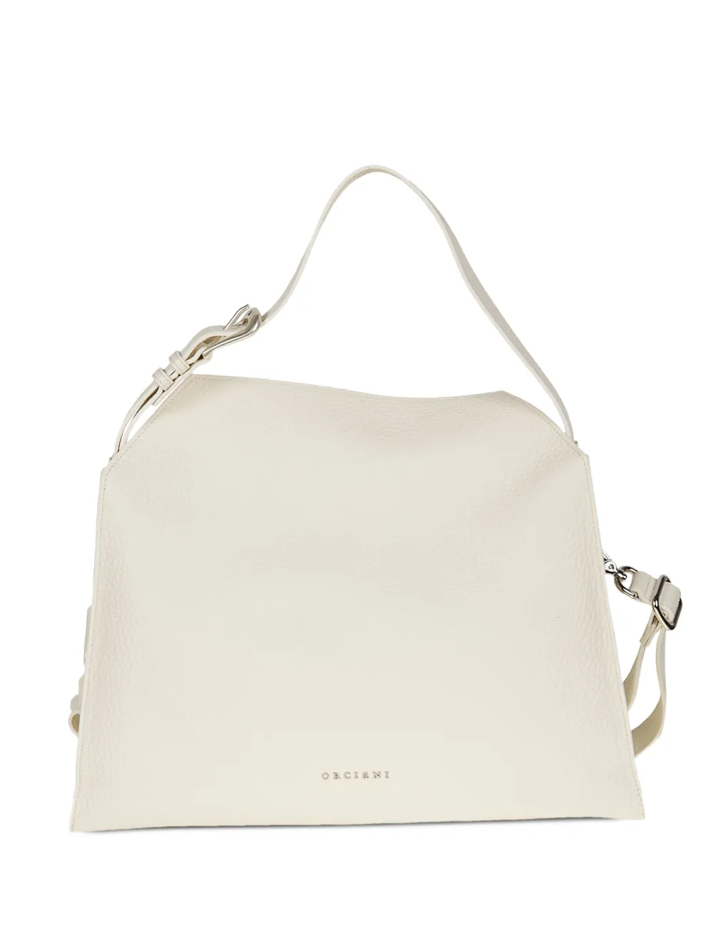 Orciani 트리니티 레더 스몰 토트 백 | 화이트 | Image 1
