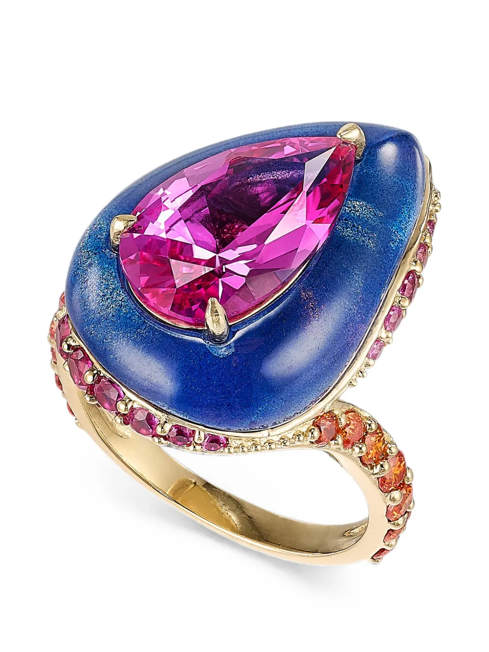 Anabela Chan Sunset Elixir Ring In 金色