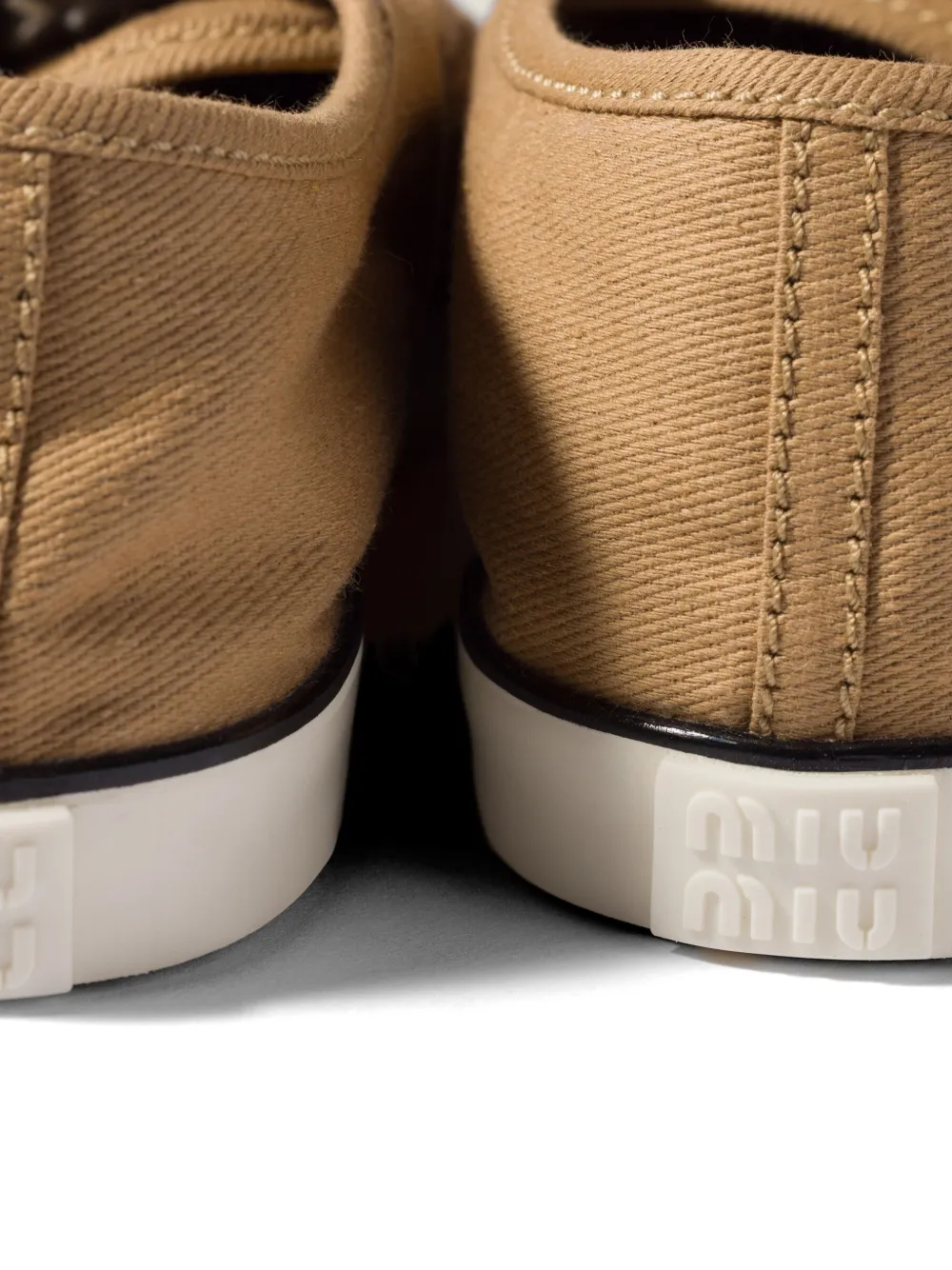 Miu Drill sneakers Beige