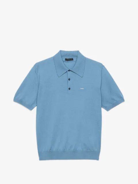 Prada superfine wool polo shirt