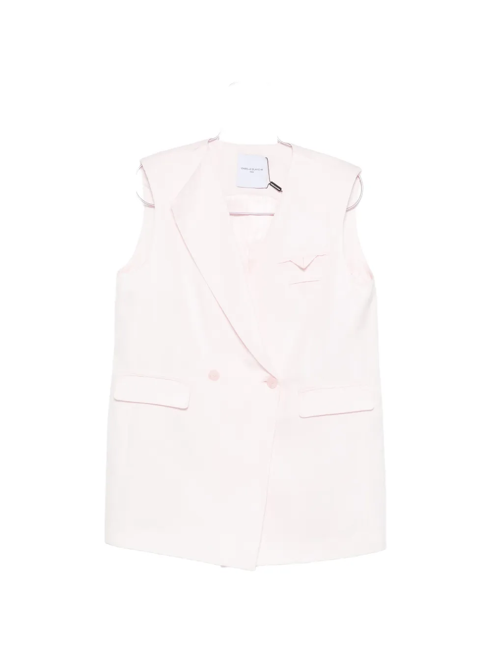 Isabelle Blanche double-breasted vest - Rosa