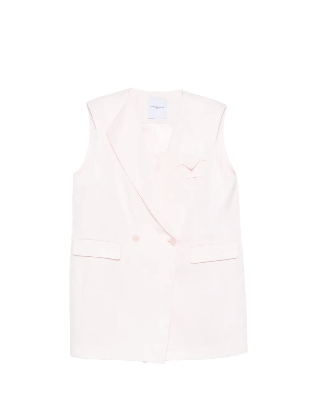 Isabelle Blanche double-breasted vest - Rosa