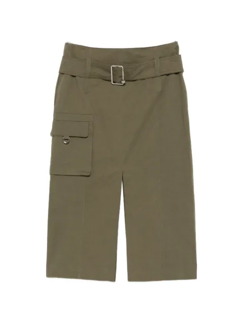 Isabelle Blanche belted midi skirt