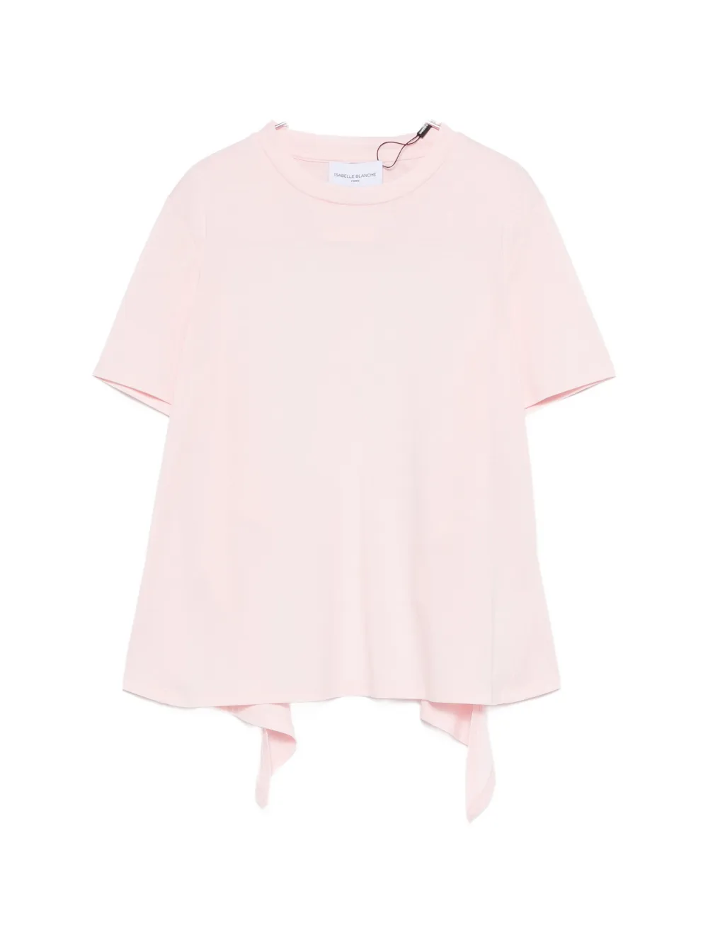 Isabelle Blanche tie-waist T-shirt - Rosa