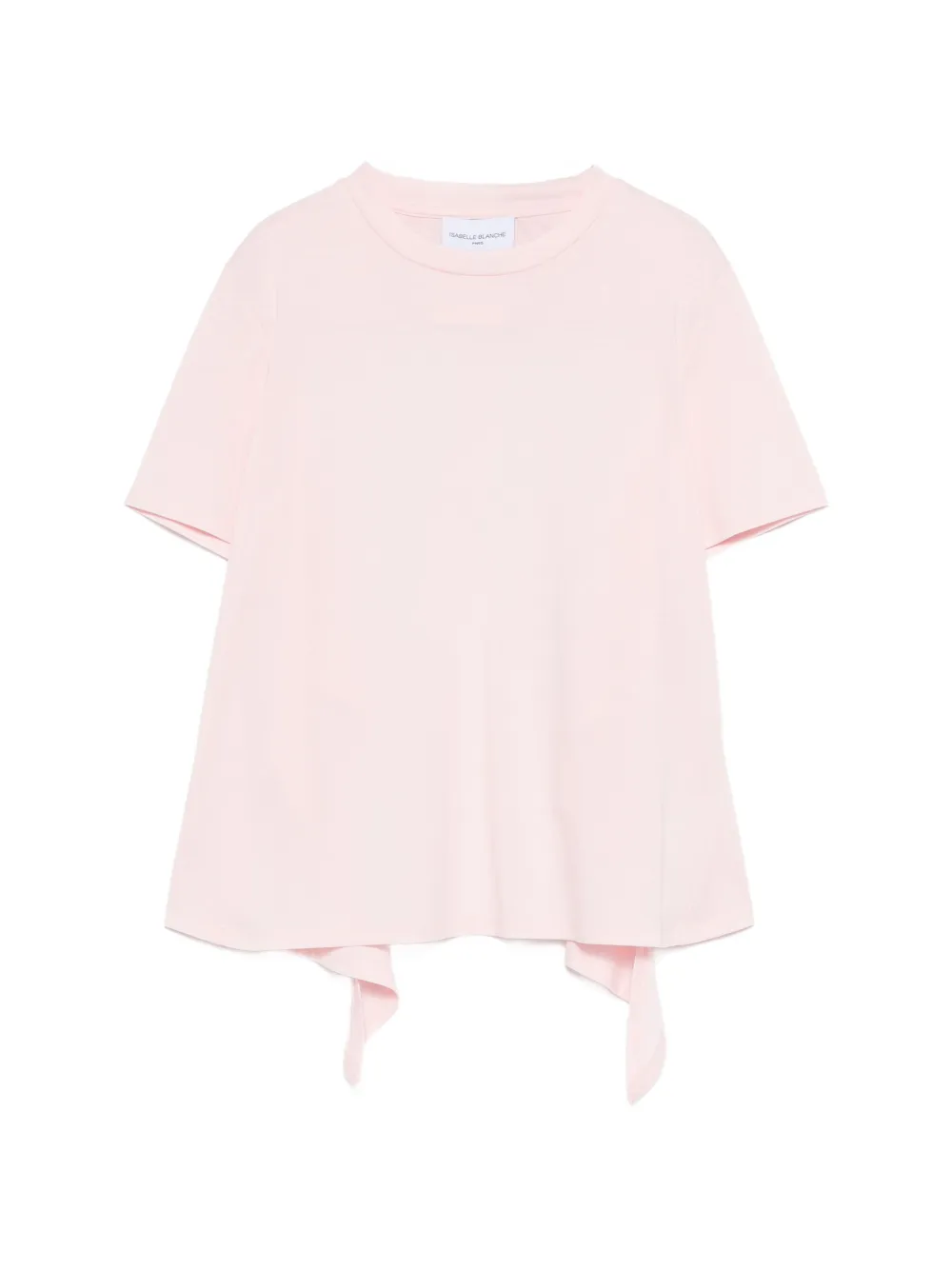 Isabelle Blanche tie-waist T-shirt - Rosa