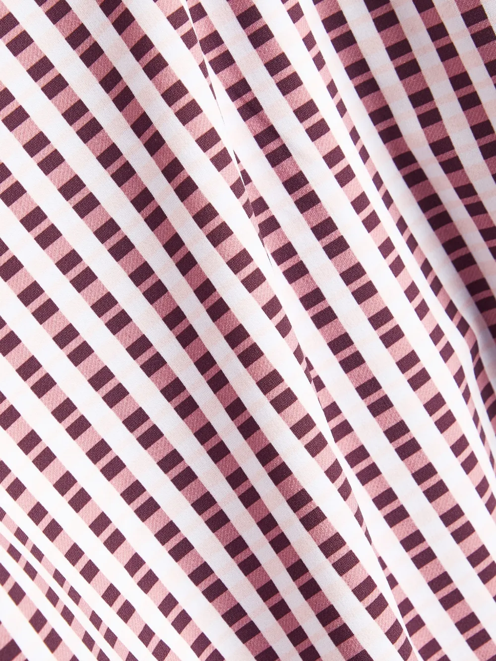  Nuno Check-pattern Swimsuit - Purple 
