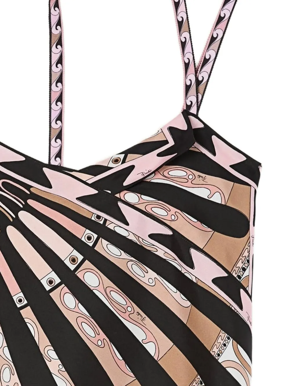 PUCCI Soleil top met print Zwart