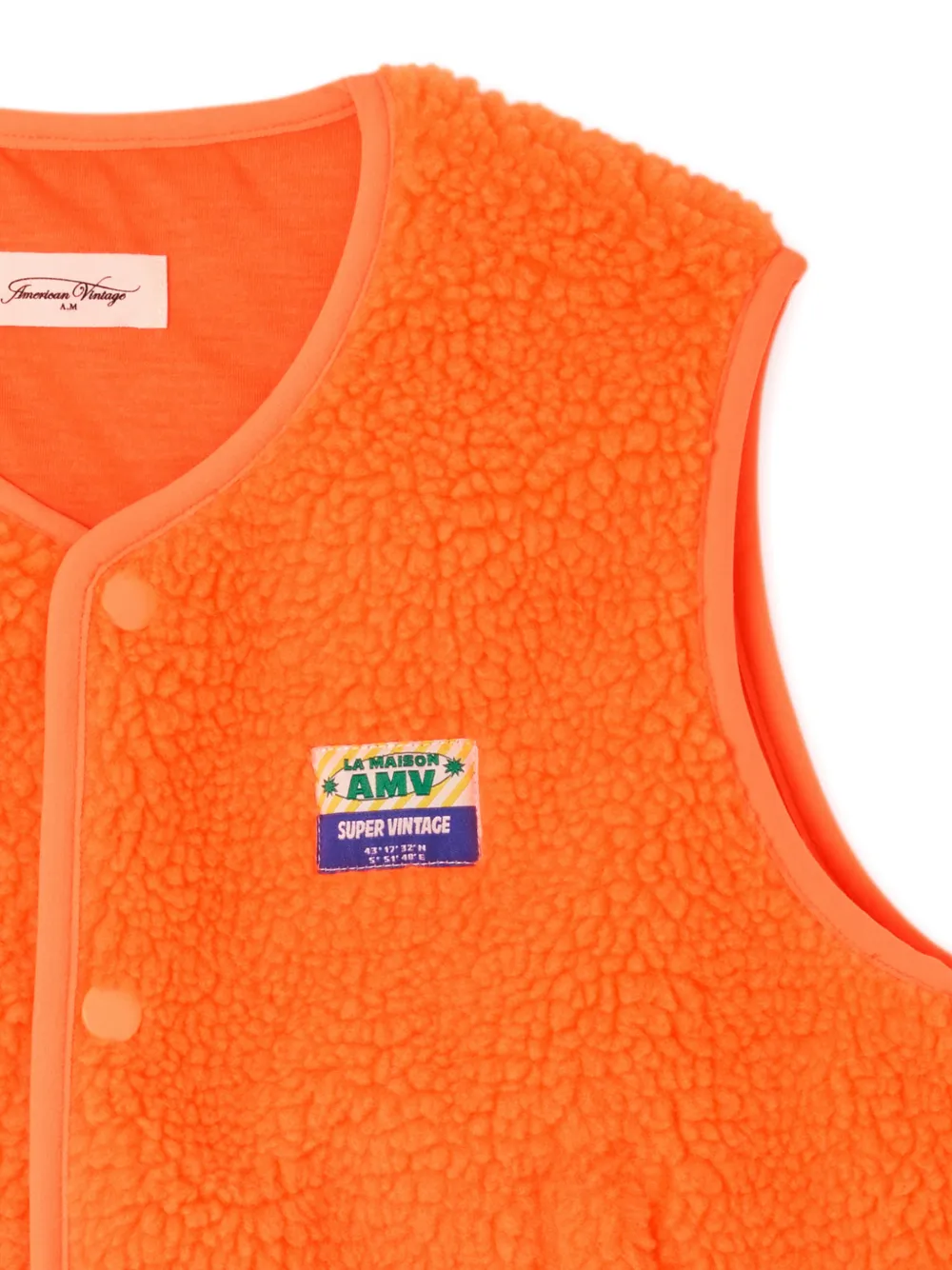 American Vintage Kids Hoktown gilet Oranje