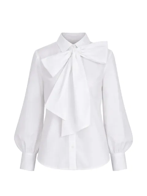 Marella bow-detail shirt