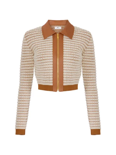 Elisabetta Franchi cardigan à fermeture zippée