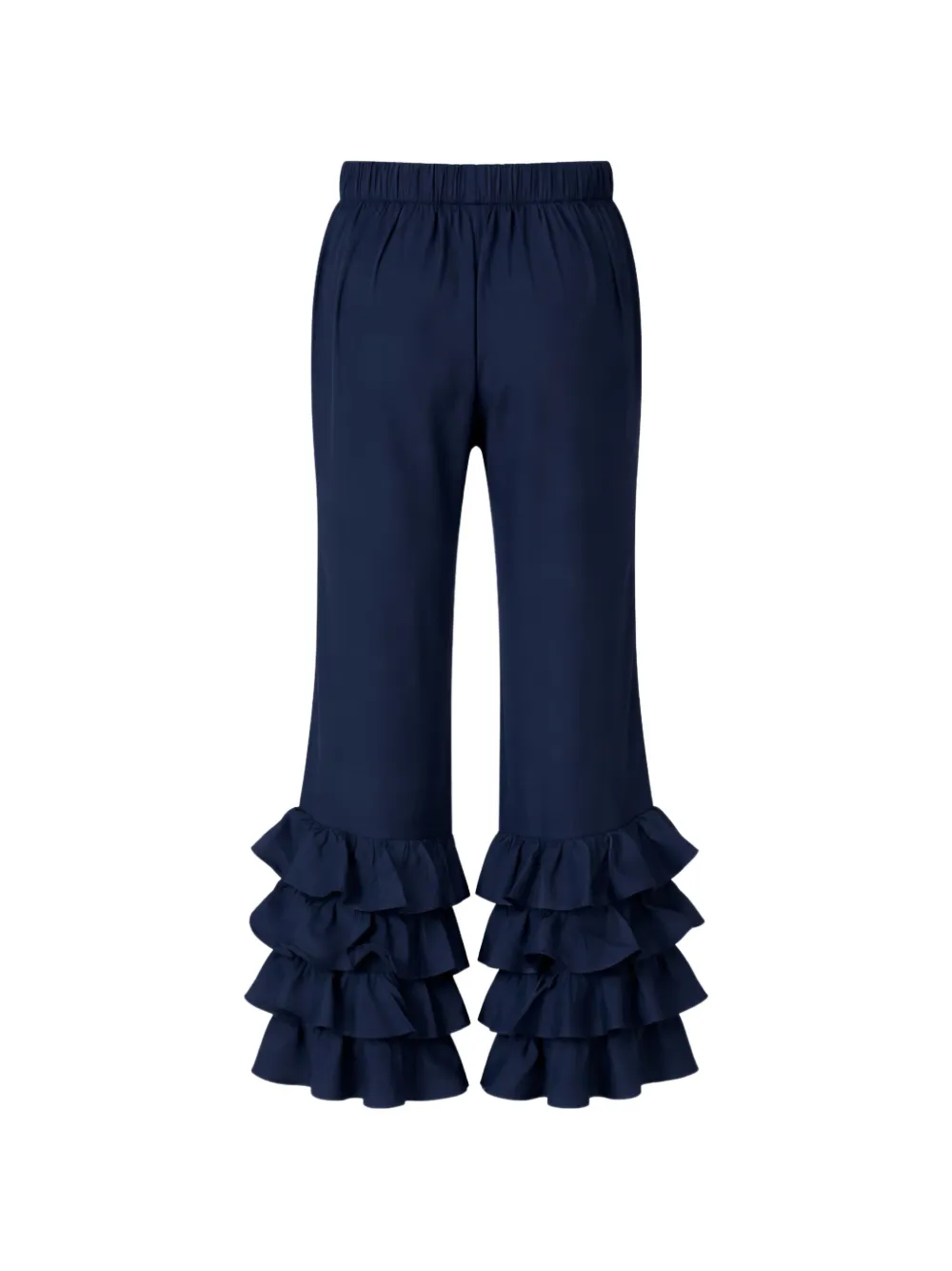  Silk95five Ruffled-detail Trousers - Blue 