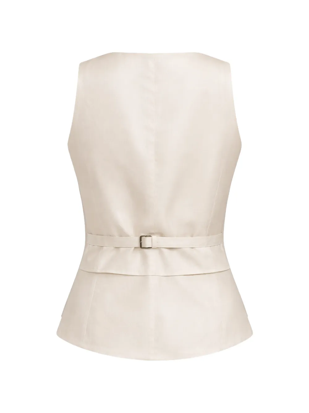 Lauren Ralph Lauren Gilet met knopen en V-hals Beige