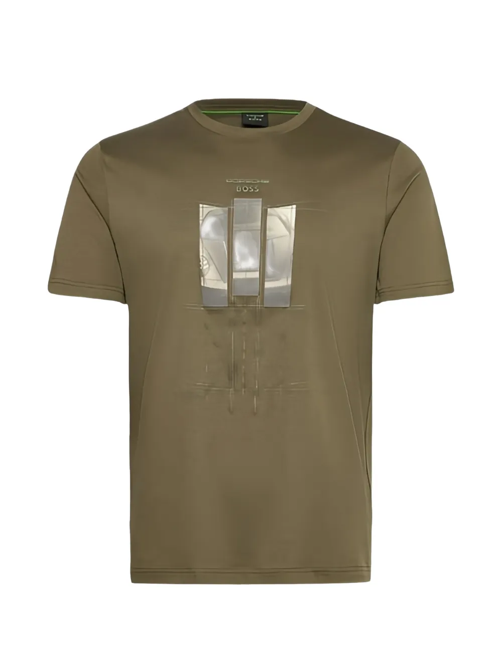 BOSS x Porsche Spirit 70 crew-neck cotton T-shirt - Grün
