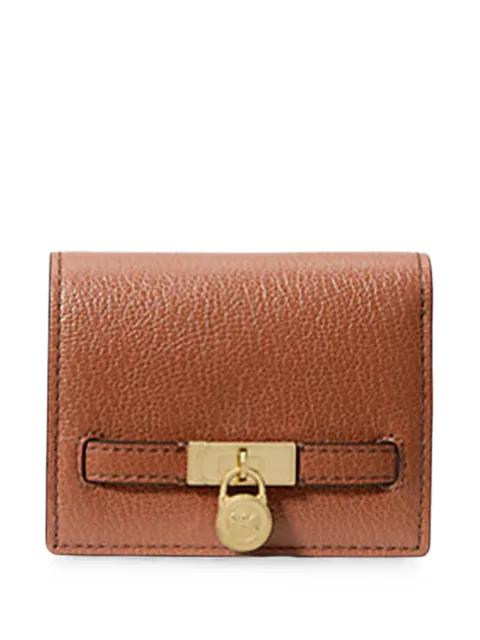 Michael Kors small Hamilton Moderne lock leather wallet