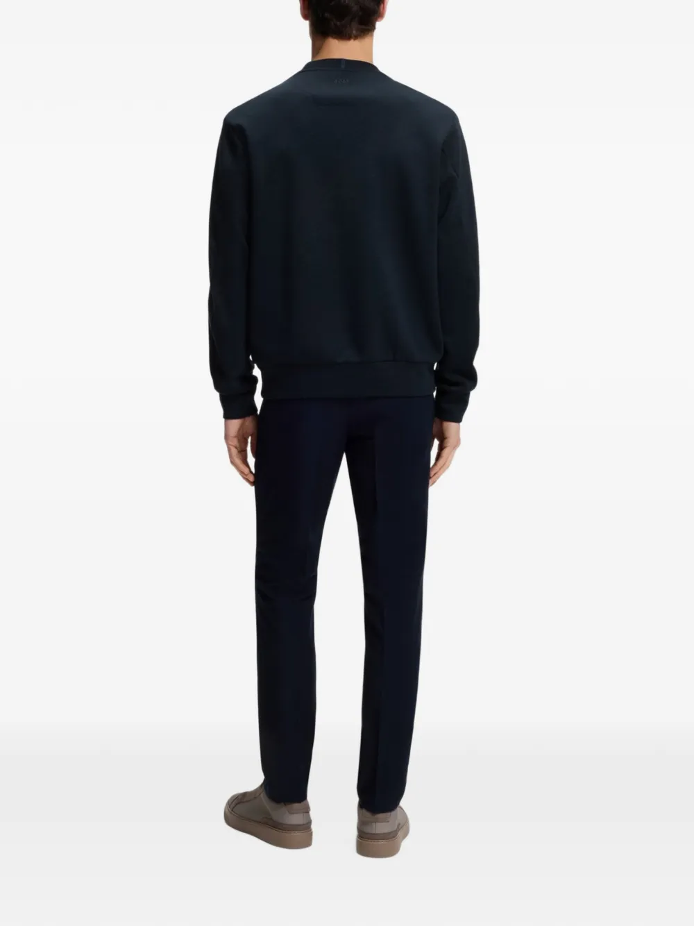 BOSS x Aston Martin sweater met vleugeldetail Blauw