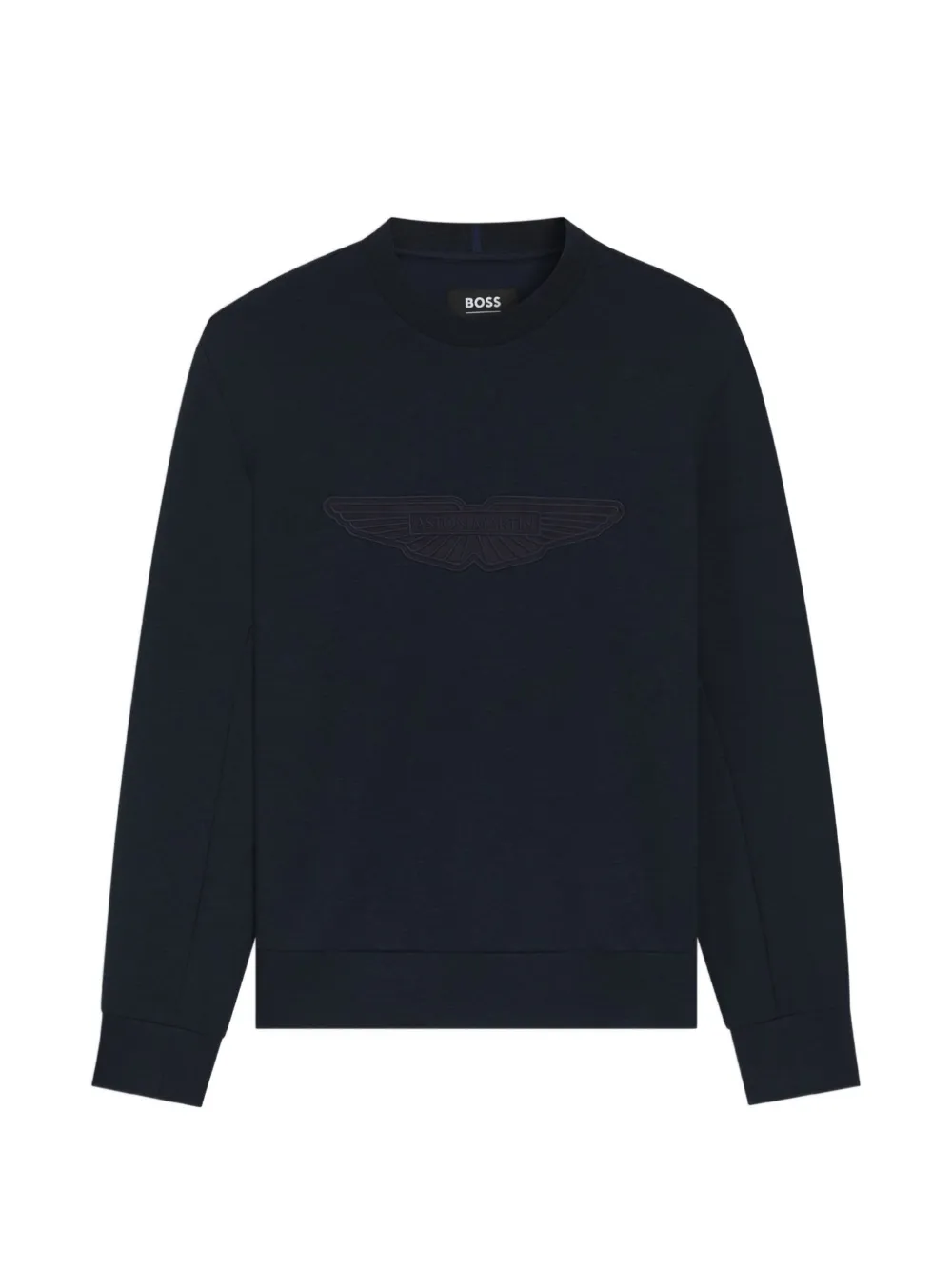 BOSS x Aston Martin sweater met vleugeldetail Blauw