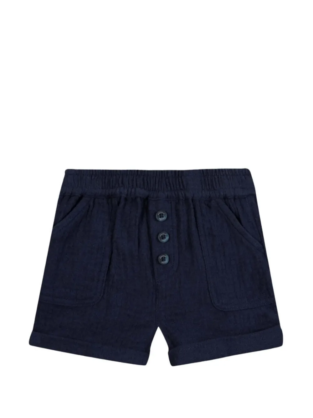 Tartine Et Chocolat buttoned cotton shorts - Blue