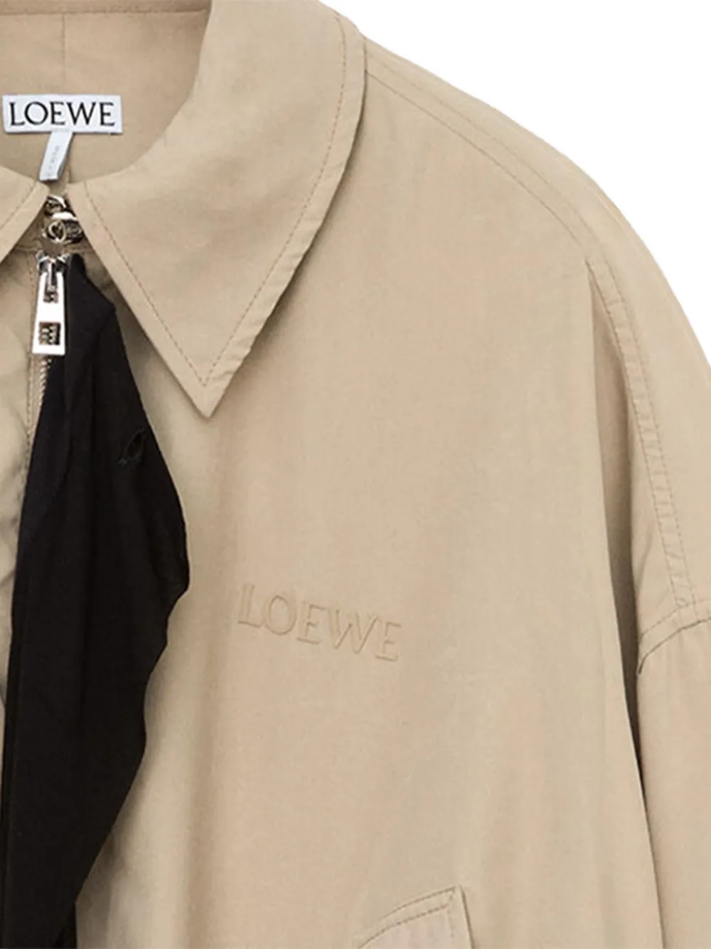  Loewe Logo-embroidered Jacket - Neutrals 