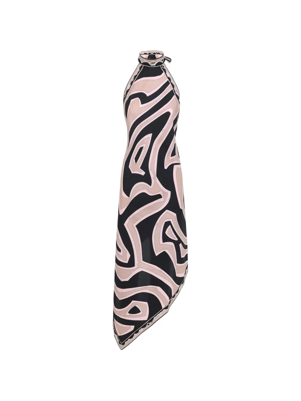 PUCCI Labirinto patterned midi dress - Toni neutri