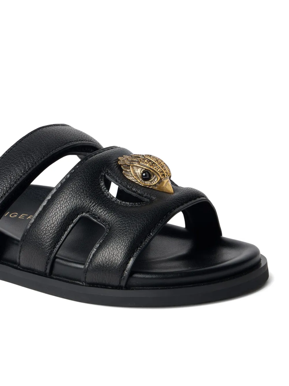 Kurt Geiger London Meena Eagle Slide sandalen Zwart