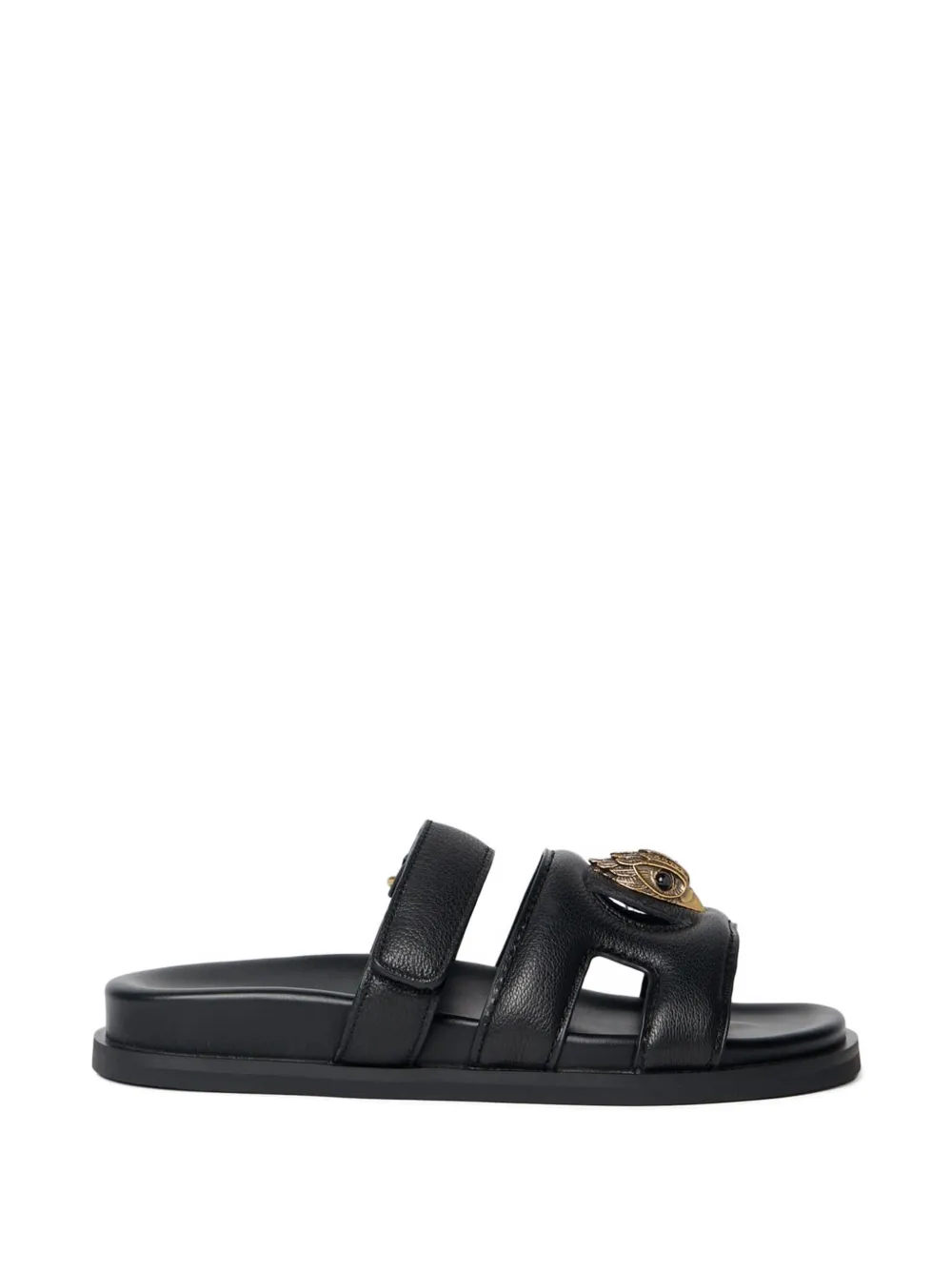 Kurt Geiger London Meena Eagle Slide sandalen Zwart