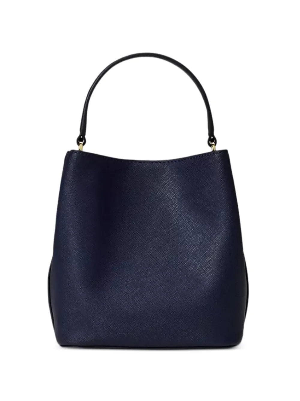 Lauren Ralph Lauren Reese kleine leren shopper met handgreep en logodetail Blauw